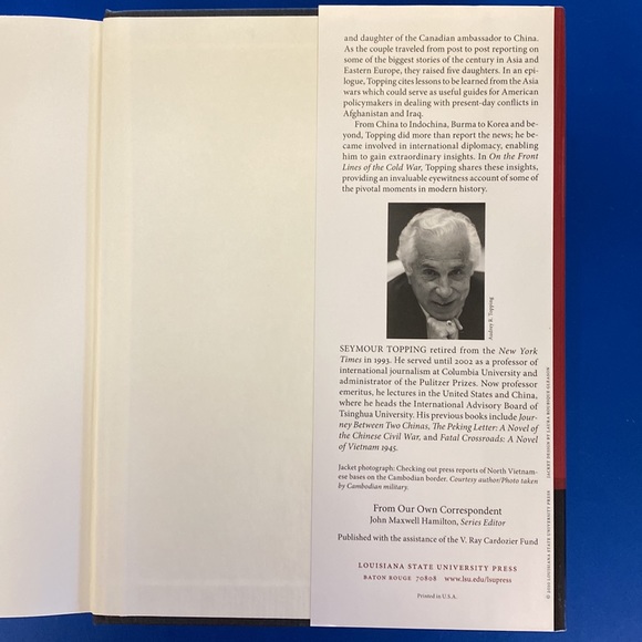 On the Front Lines of the Cold War (hardcover) by Seymour Topping - Picture 12 of 14